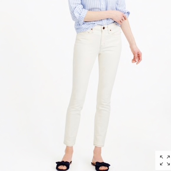 J. Crew Denim - J. Crew toothpick skinny ankle jeans in ecru